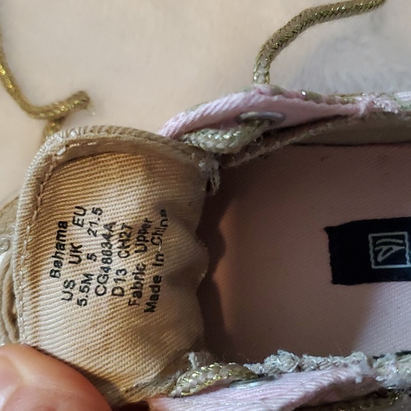 Sperry Toddler Sequin Boat Shoes - Picture 4 of 11